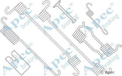 APEC BRAKING kit797 -  Комплектующие, тормозная колодка